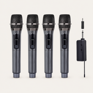 Professional Wireless Dynamic UHF Mic Rechargeable Stage Performance Microphone VHF Wireless Karaoke Mic for Church